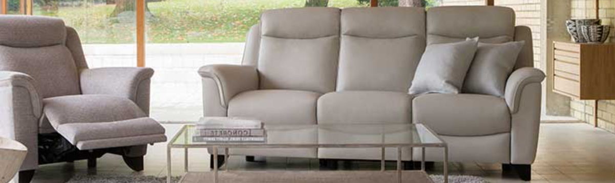 Parker Knoll Leather 3 Seater Sofas