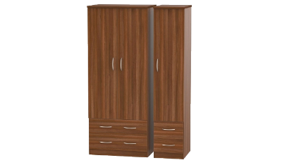 3 Door 2 Drawer & Drawer Wardrobe